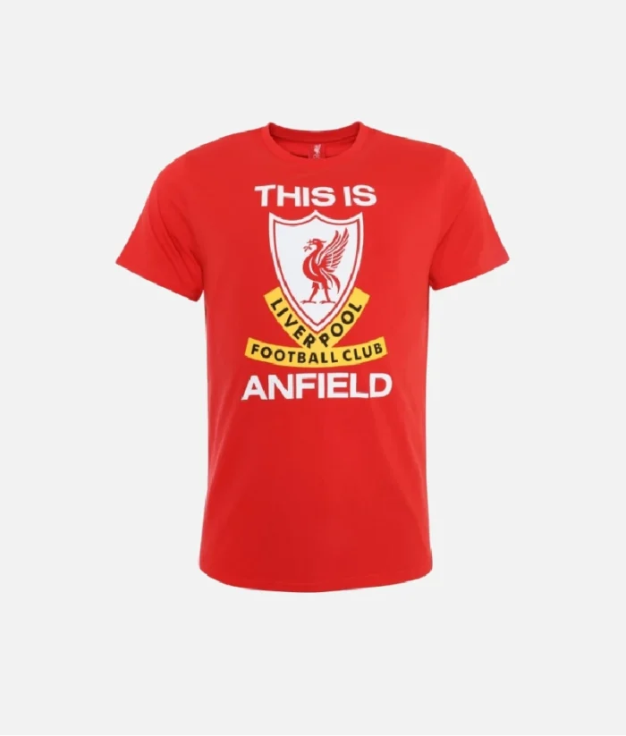 Liverpool Adults This Is Anfield T Shirt Rot (1)
