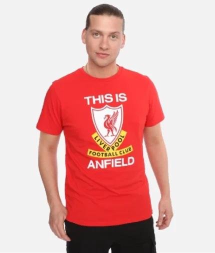 Liverpool Adults This Is Anfield T Shirt Rot (2)