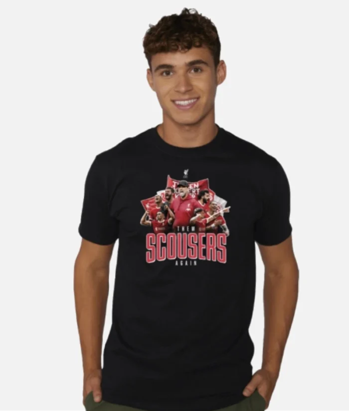 Liverpool Scousers Again T Shirt Schwarz (1)