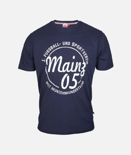 Mainz 05 Fußball Sportverein T Shirt Marine Blau (2)