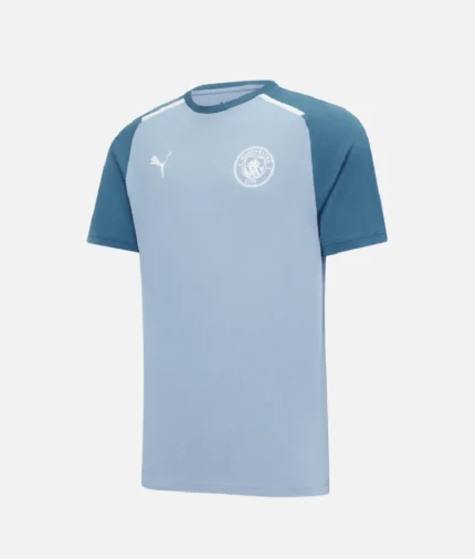 Manchester City Casuals T Shirt Blau (1)