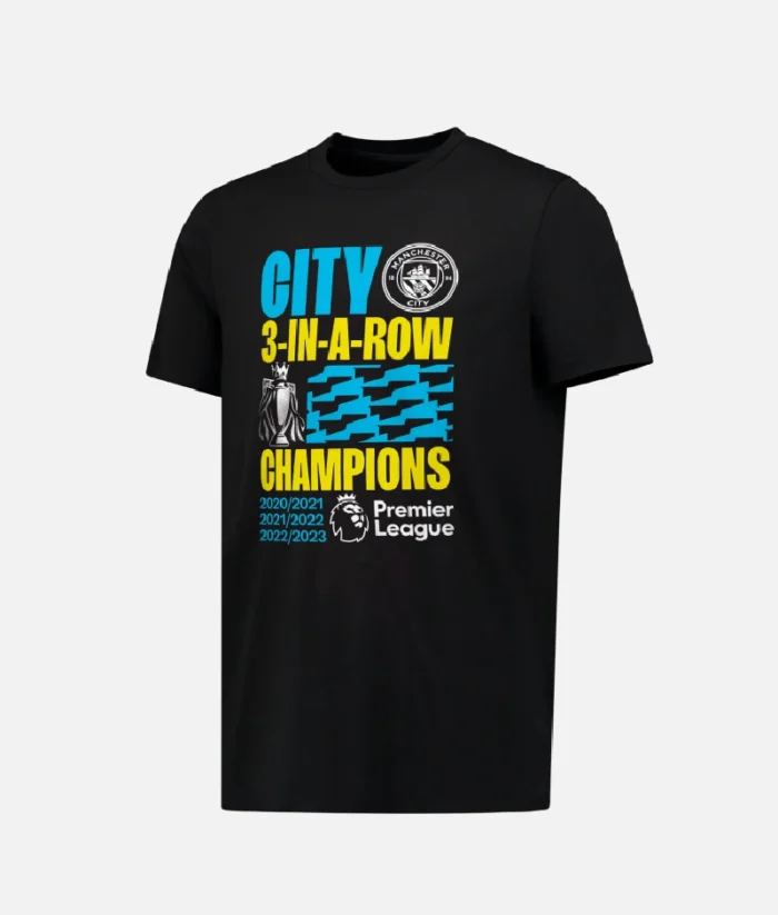 Manchester City Premier League Champions T Shirt (4)