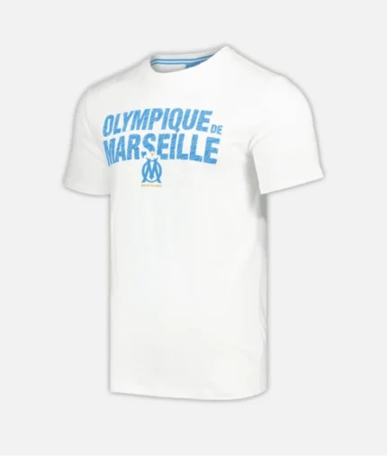 Marseille Logo T Shirt Weiß (2)