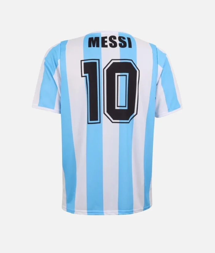 Messi Argentinien T Shirt Blau Weiß (2)