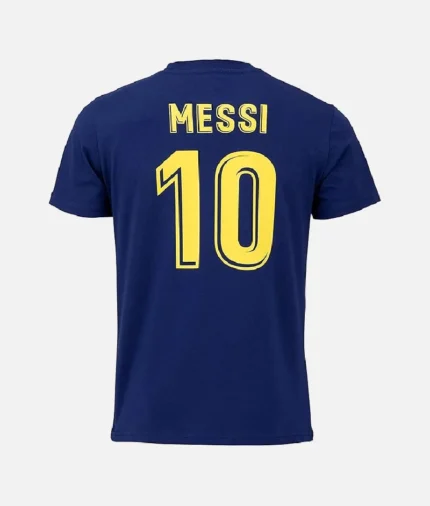 Messi FC Barcelona T Shirt Marine Blau (2)