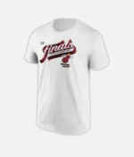 Miami Heat Baseline Grafik T Shirt Weiß (2)