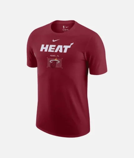 Miami Heat Nike City Pride T Shirt Rot (2)