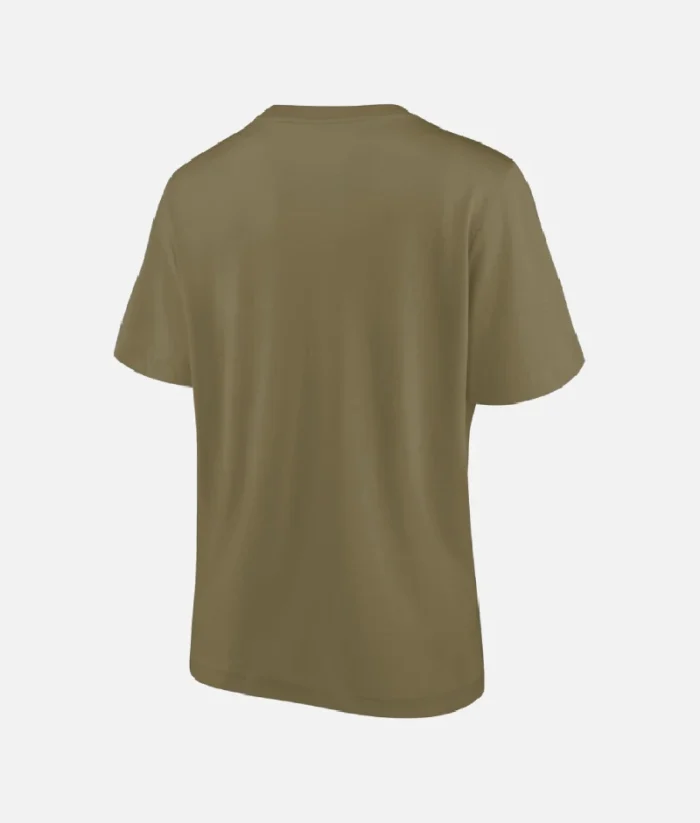 NFL Mono Logo Grafik T Shirt Braun (1)
