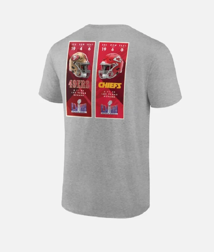 NFL Super Bowl Herren T Shirt Grau (1)