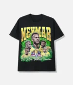 Neymar Jr Brasilien 90er Vintage T Shirt Schwarz (2)