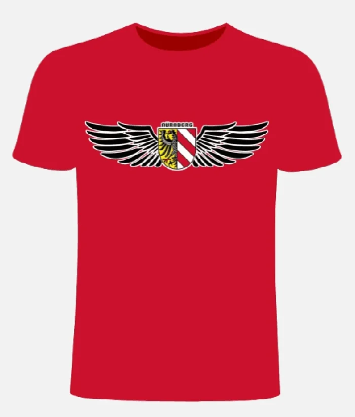 Nürnberg Eagle Wings T Shirt Rot (1)