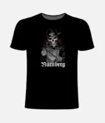 Nürnberg Totenkopf T Shirt Schwarz (1)