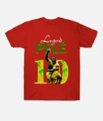 Pele Legend T Shirt Rot (2)
