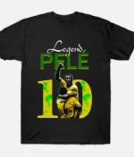 Pele Legend T Shirt Schwarz (1)