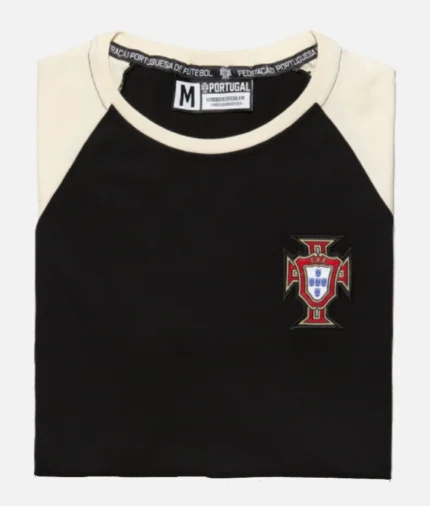 Portugal FPF T Shirt Schwarz Beige (1)