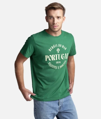Portugal Heroes Of The Sea T Shirt Grün (1)