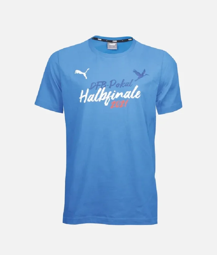 Puma Holstein Kiel DFB Pokal T Shirt Blau (2)
