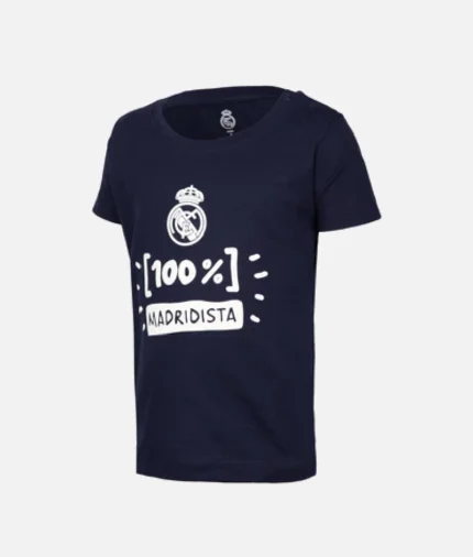 Real Madrid T Shirt Marine Blau (2)