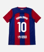 Ronaldinho 10 Barcelona Heim T Shirt (2)