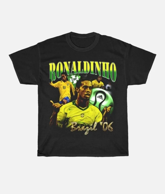 Ronaldinho Brasilien T Shirt Schwarz (2)