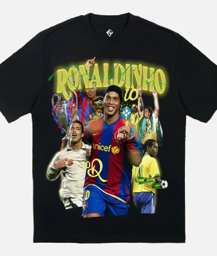 Ronaldinho Icon T Shirt Schwarz (1)