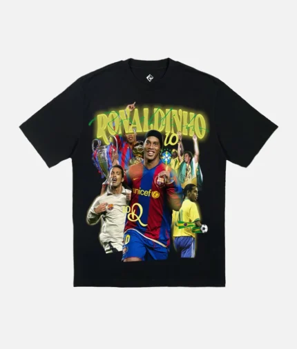 Ronaldinho Icon T Shirt Schwarz (2)