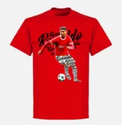 Ronaldo Skript T Shirt Rot (2)