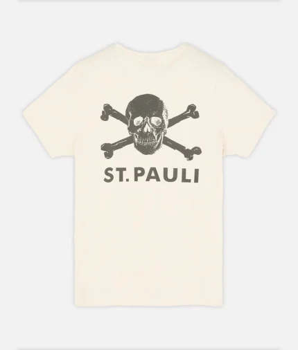 St. Pauli Die Straße Trägt T Shirt Creme (1)