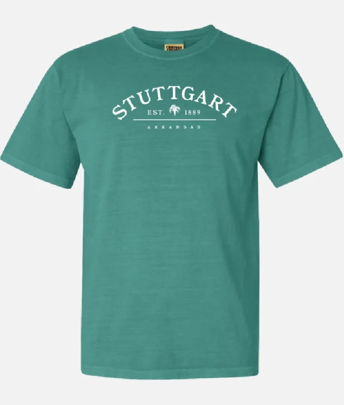 Stuttgart Deutschland 1889 T Shirt Grün (1)