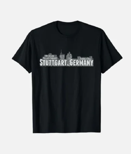 Stuttgart Deutschland Word Cloud T Shirt Schwarz (2)