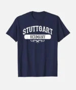 Stuttgart Germany T Shirt Marine Blau (2)