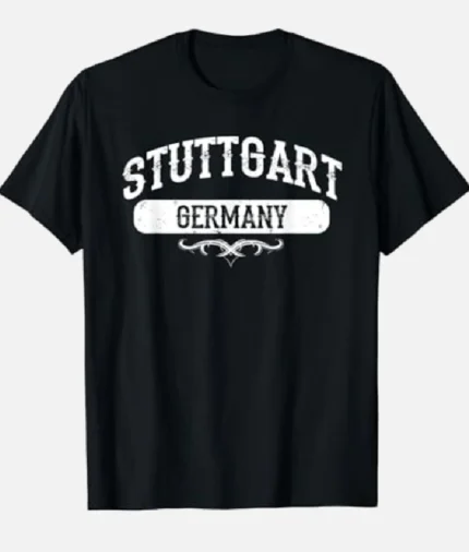 Stuttgart Germany T Shirt Schwarz (1)