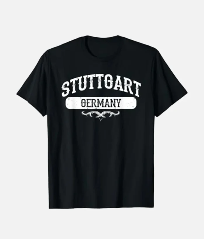 Stuttgart Germany T Shirt Schwarz (2)