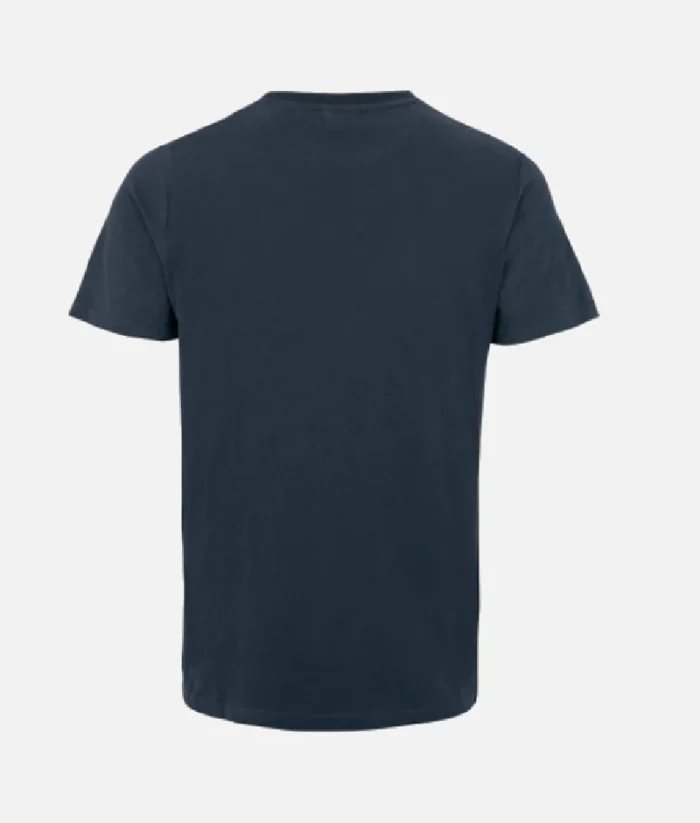 Tottenham Retro Cockerel T Shirt Marine Blau (1)