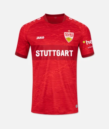 VFB Stuttgart Auswärts T Shirt Rot (2)